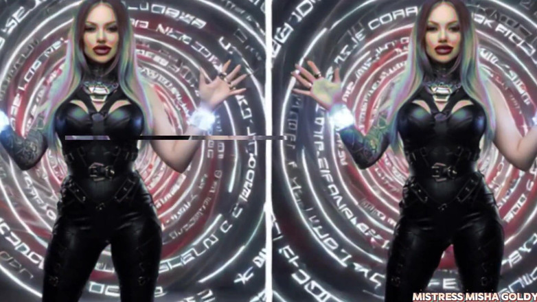 Goddess Misha Goldy: Espelho pornô