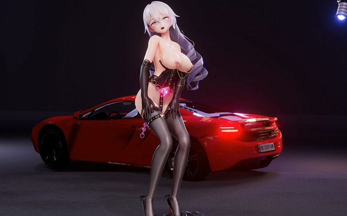 MikuMotion: [mmd] Zerbrochenes Eisen, große Ente, Enten-Königin-Karten-Kleid, schwarzes Seidenmuster, elegantes Succubus-Muster