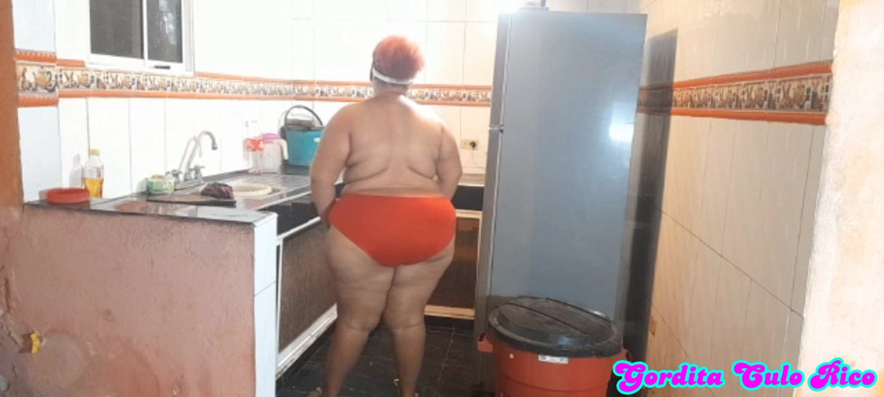 Gordita Culo Rico: An meiner molligen nachbarin in der küche