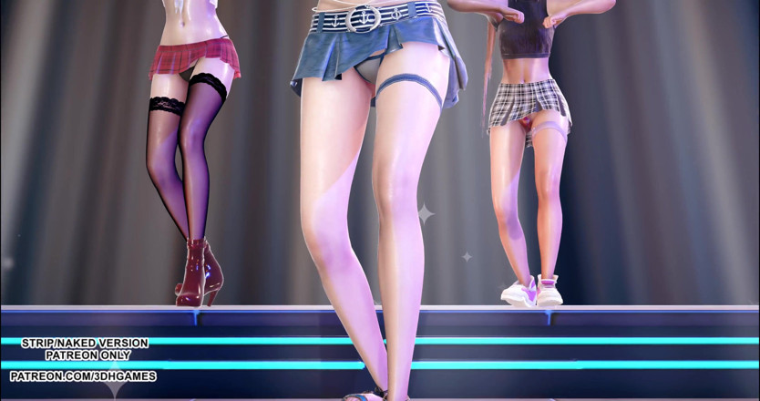 3D-Hentai Games: [mmd] zdobywca doa Marie Rose Misaki Tamaki gorący taniec 4k 60fps