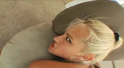 Hot Pornstars: Busty blonde teen survives anal with big black cock