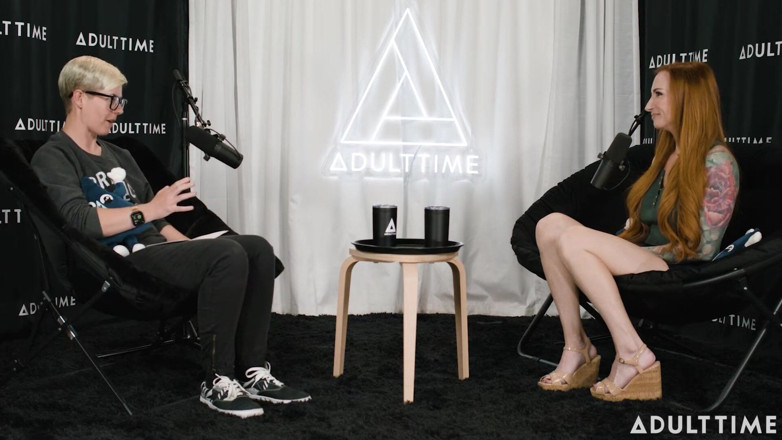 Adult Time Podcast: Sophia Locke: cumplimiento de fantasía, euro porno y tragando 122 cargas |...