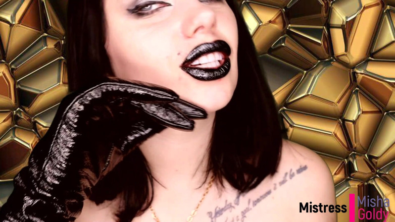 Goddess Misha Goldy: Ви не мали дозволу дрочити на інші моделі! Пожирай і виконуй!