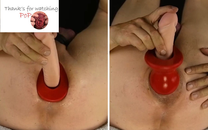 Popoopoop: Popoopoop. Dildo diep in mijn kont - verzakking met dildo neuken -...