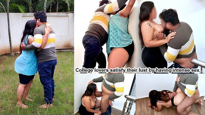 Big-Boobs-fuckers: Collegeliefhebbers bevredigen hun lusten door intense seks te hebben.