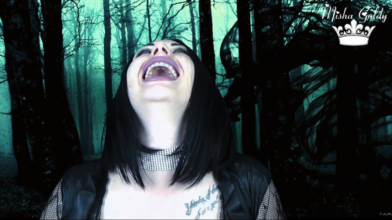 Goddess Misha Goldy: The Princess of darkness will eat you piece by piece