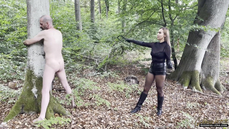 Goddess Lena: Auf den baum gepeitscht