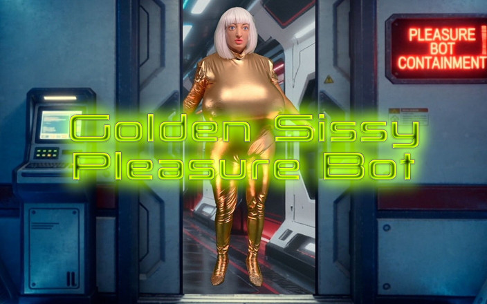 Juggsy-Ho-Doll: Goldener Sissy-pleasure-bot