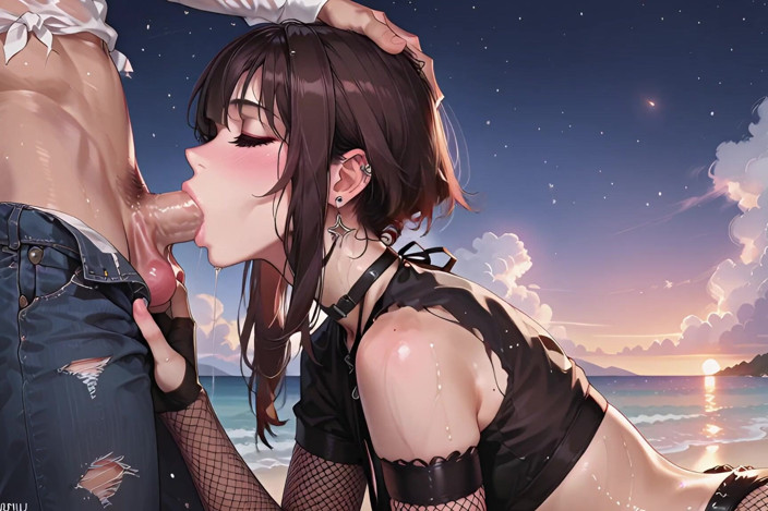 You top AI: Första analsex Megumin under semester i AI-adaptionen Konosuba