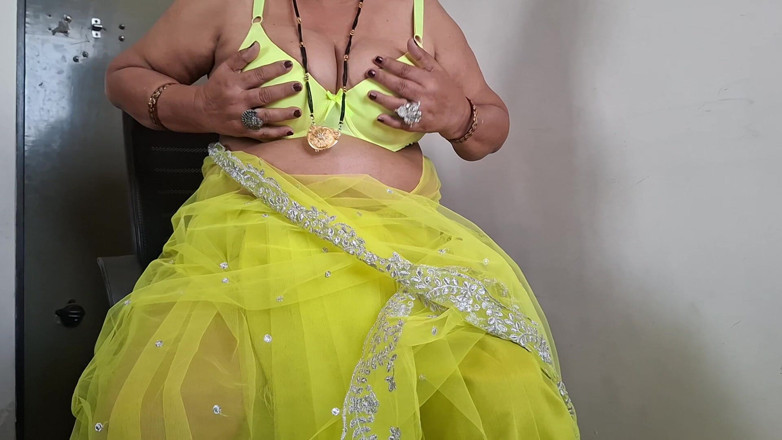 TABOOBREAKERS: Limon rengi sari içinde tabubreakers shilpa
