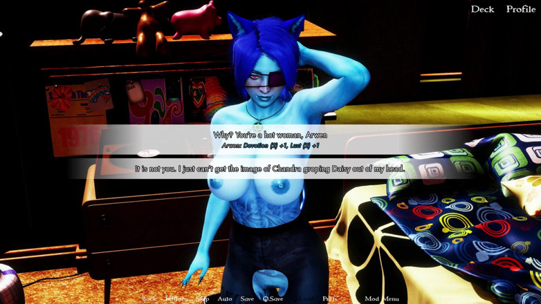 3D Cartoon Porn: Furrhouse 10 la sorellastra di david Arwen fa una sega con...