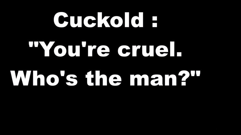 Cuckoby: Crudele cornuto bendato