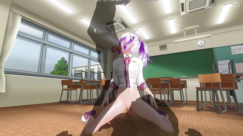 H3DC: Gadis kampus 3d hentai lagi asik nyepong dan ngentot kontol temannya