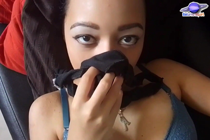 Saturno Squirt: Smelling My Panties and My Lover Is Seducing Me - Saturno...