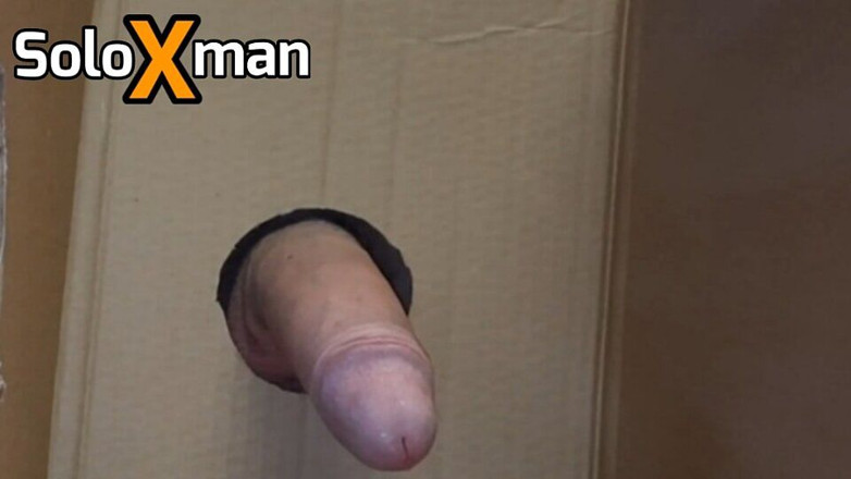SoloXman: Domácí glory hole byla velkým úspěchem, skvělý orgasmus