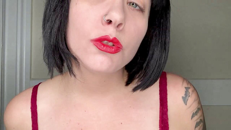 Deanna deadly: Mengambil keuntungan dari fetish bibir dan toket merahmu