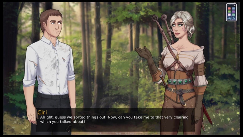 Lana Game plays: Dirty fantasy n° 04 - Ciri, blonde sexy et sorcière