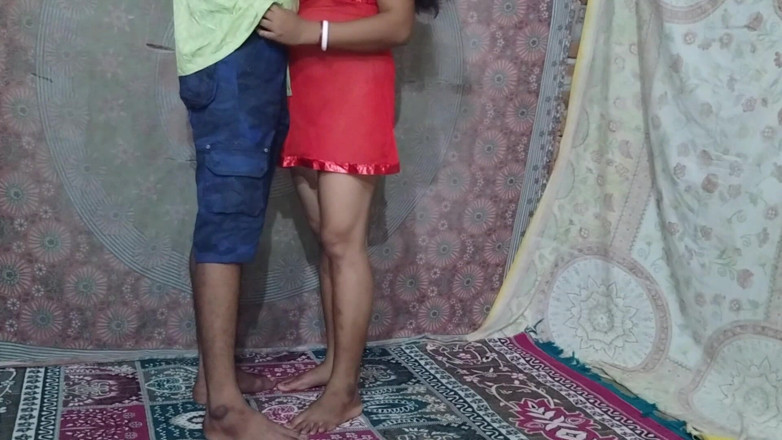 Uttar dinajpur: Сводный брат и сводная сестра, горячая чудай в индийской деревне