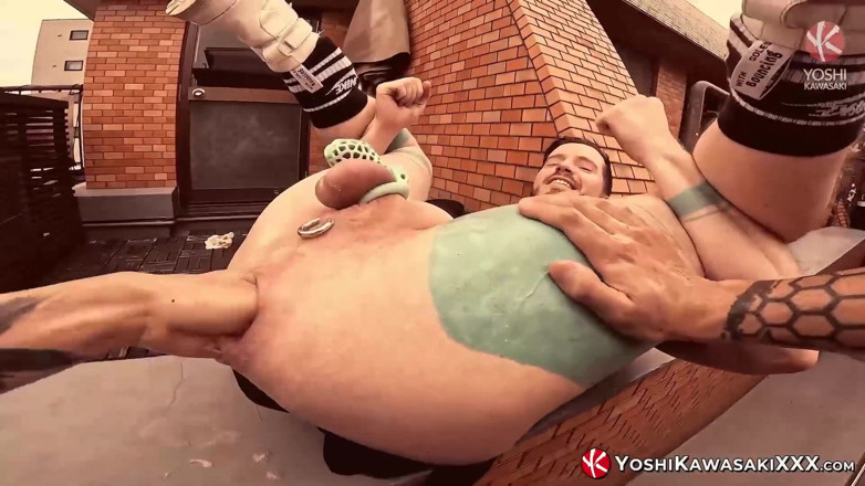 Yoshi Kawasaki XXX: Yoshikawasakixxx - dövmeli jock axel abysse recieves derin penetrasyon