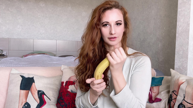 Holy_Red: Sexy Lengua De Plátano Seducción