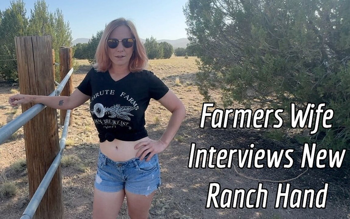 Jane Cane: Esposa do fazendeiro entrevista new ranch hand - Jane Cane e 'channing'...