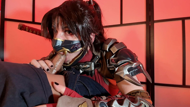 Damagedcosplays: Taki Cosplayer Girl Giving Sloppy BJ and Gagging Hard