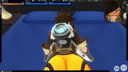 H3DC: 3D Hentai Overwatch Tracer wilde seks met jou pov