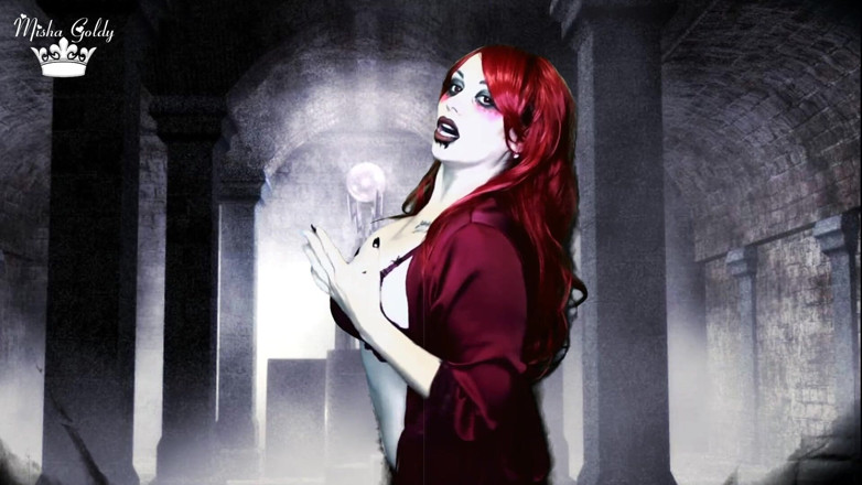 Goddess Misha Goldy: Correrse justo en la boca de un demonio peligroso y...