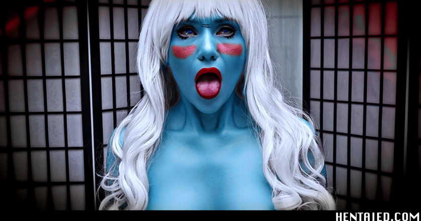 Hentaied: Hentai kehidupan sebenar - JOI - pancutan mani asing biru panas dan...