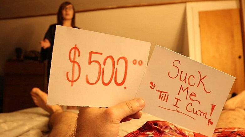 JessTonySquirts: La matrigna fa un gioco - Vince $500 o fa un pompino