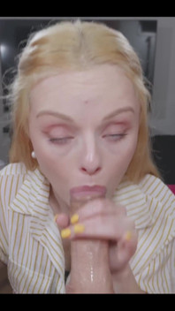Getting My Face Covered with Cum After Sucking That Cock Hard