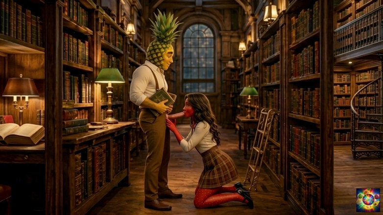 Caitlynvx: Romantik i hemliga bibliotek - Ai Hentai Asmr