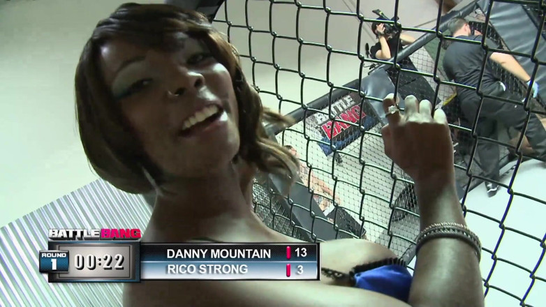 Black Sinner: Busty ebony chick Stacey Adams gets punished by Danny Mountain