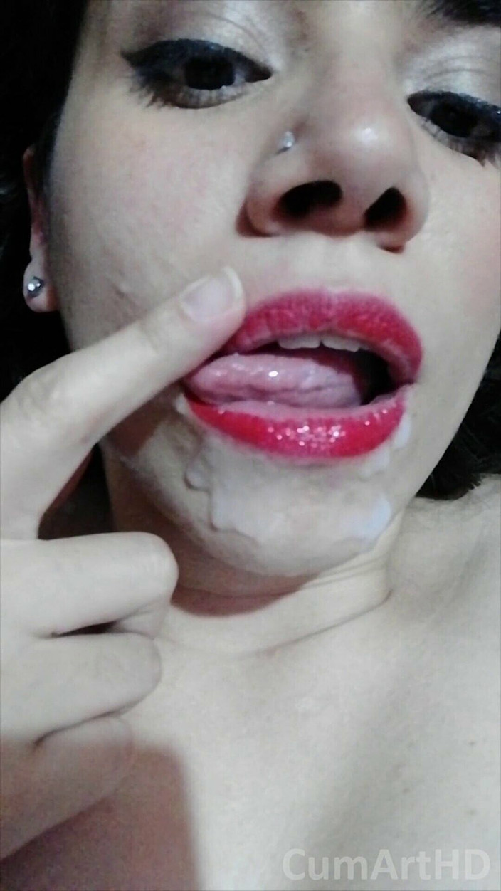 TheArtOfCum: Ansiktsbehandling på smink! Städa upp och svälja