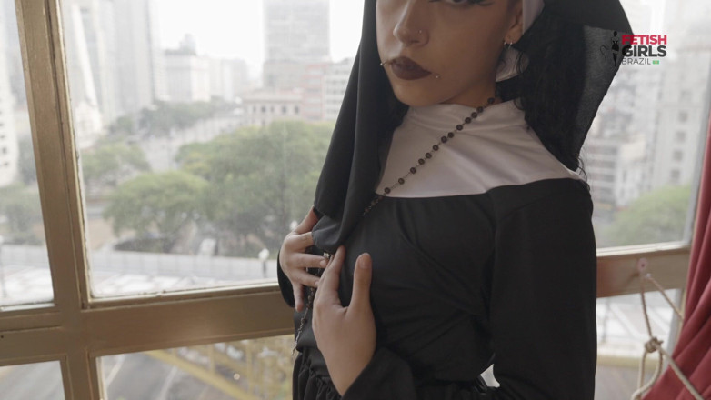 Fetish Girls Brazil: Grabación de películas detrás de escena - novio y Madalena en -...