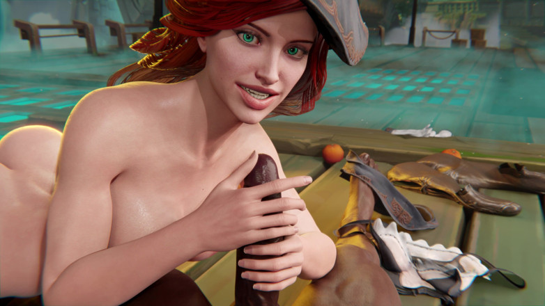 Game of Lust 3D: Miss fortune sepong kontol dan manik-manik seks anal sampai dicrot...