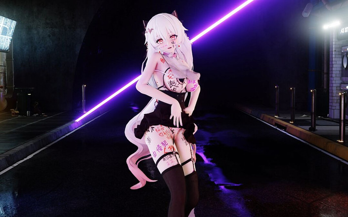 MikuMotion: Honkai march рано обіймає queencard, непристойна сука секс-рабиня, повна страпонів, стриманість пизди, божевільна спина