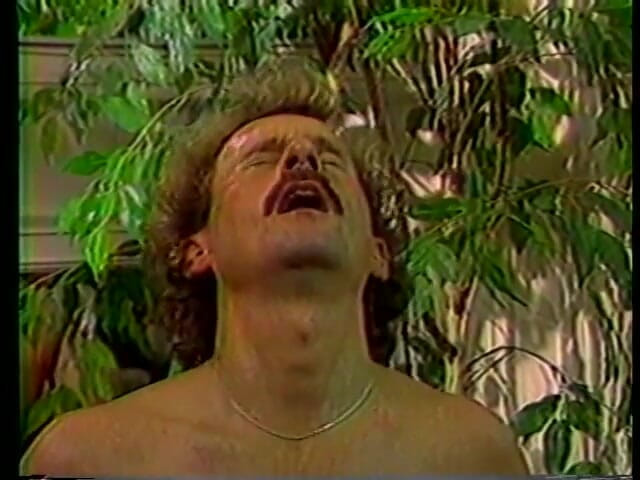 Old Good Porn: Wife in pearls gets freaky with man on bed