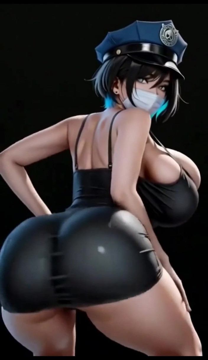 Hot girl dancing: Doar un ofițer de poliție sare în cur, Ai Animation