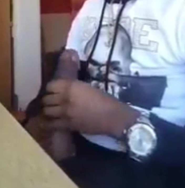 Big black cock BBCee: Stroking my big black cock