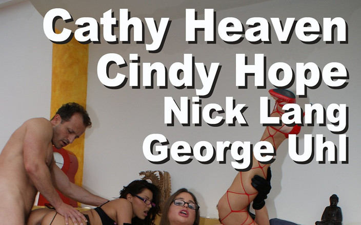 Edge Interactive Publishing: Cathy Heaven &amp; Cindy Hope &amp; Nick Lang &amp; George Uhl смокчуть трах в анал, камшот на обличчя a2m