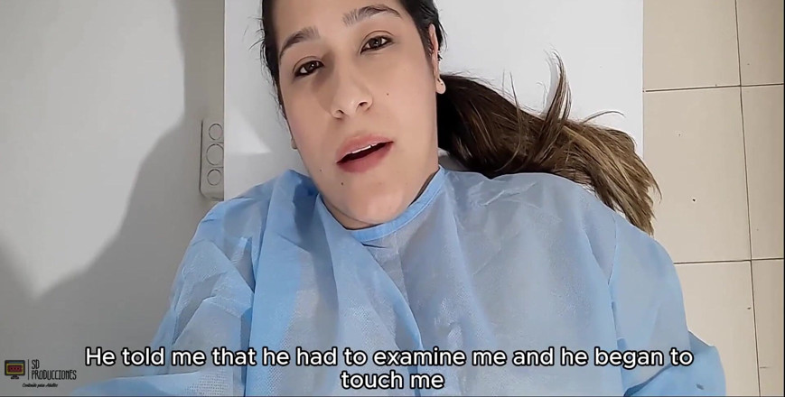 markus: Vacker latina MILF onanerar i gynekologens kontor full berättelse