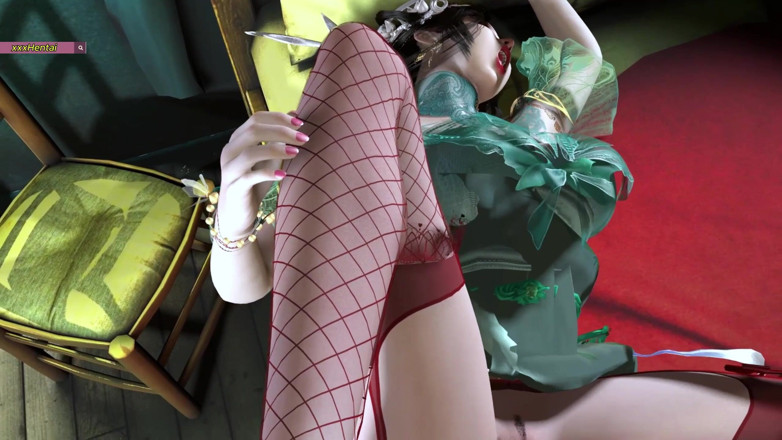 X Hentai: Xun er, піксельована красуня: 3d дівчина з заклинанням з великими цицьками - 3d анімація