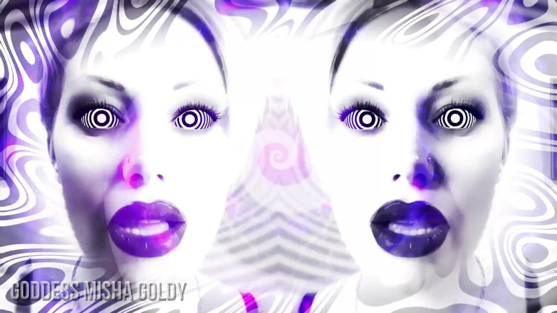 Goddess Misha Goldy: Apenas meus olhos em espiral, apenas pornô, apenas masturbando e...