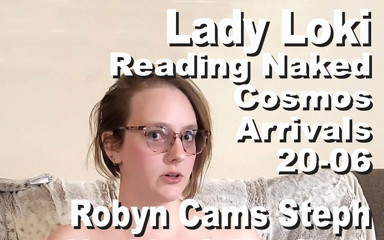 Cosmos naked readers: Lady Loki Membaca Bogel The Cosmos Ketibaan 20-06