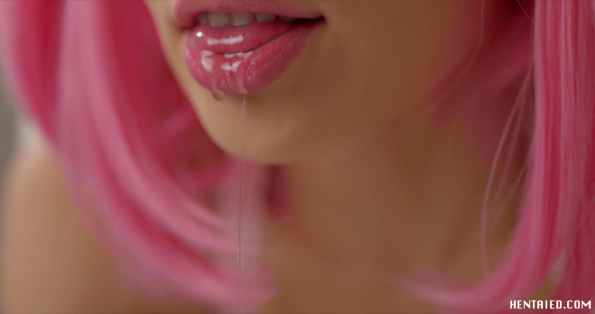 Hentaied: Skutečný život hentai - Uvnitř kundičky ahegao bukkake