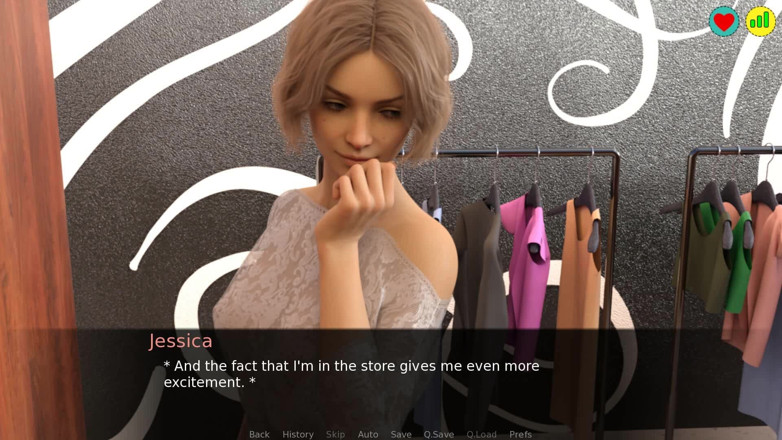 Dirty GamesXxX: Succubus Contract: Naughty Blondie in the Clothing Store - Episode 13