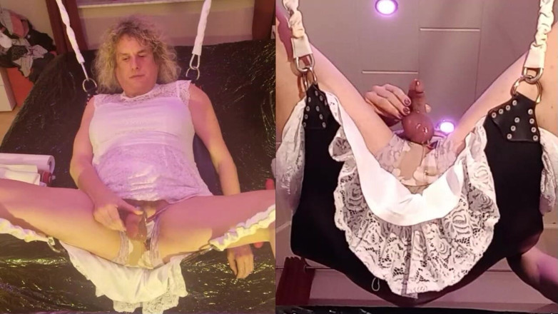 TSLillySophie: Trans Lilly Sophie Fleshlight follando en cabezón y semen