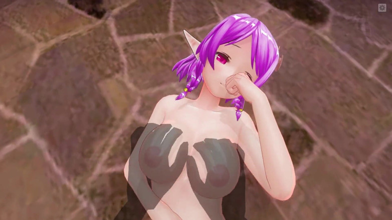 H3DC: Sevimli bir elfle 3 boyutlu hentai seks