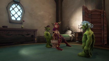 Wraith ward: Seorang Elf Bertiga Dengan Dua Orang Goblin - Parodi Warcraft